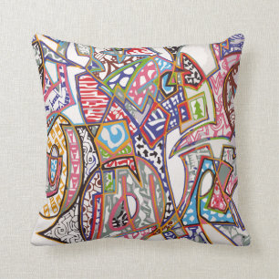 Graffiti Art Pillow