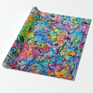 graffiti art  wrapping paper