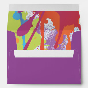 Graffiti Artist Bar Bat Mitzvah Invite Envelope