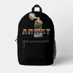 Graffiti Artist Colourful Spray Can Backpack