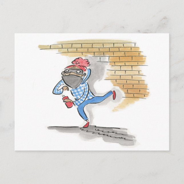 Graffiti Artist Postcard (Front)