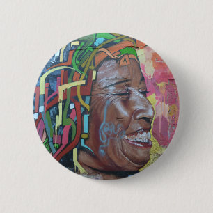 Graffiti Artwork Face 6 Cm Round Badge