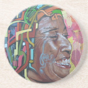 Graffiti Artwork Face Coaster