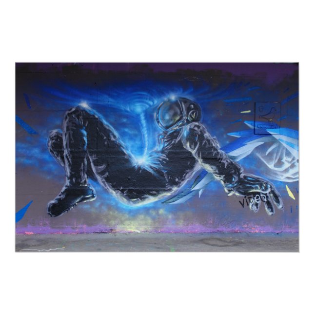Graffiti Astronaut Poster (Front)
