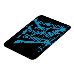 Graffiti Authentic Original Winner Grunge Splatter Magnet