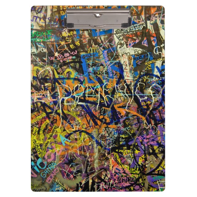 Graffiti Background Clipboard (Front)