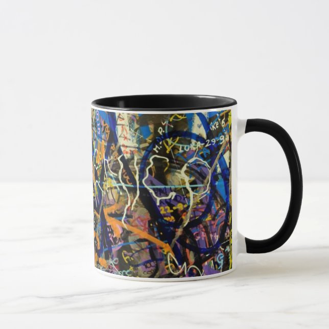 Graffiti Background Mug (Right)