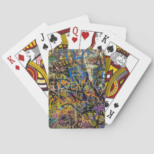 Graffiti Background Playing Cards