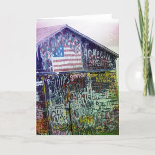 Graffiti Barn Card