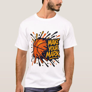 Graffiti Basketball Art – Make Your Mark T-Shirt