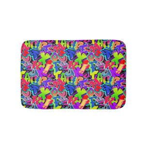 Graffiti Bath Mat