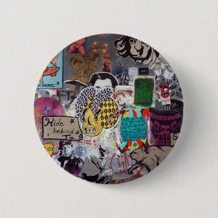 Graffiti, Berlin, Germany 6 Cm Round Badge