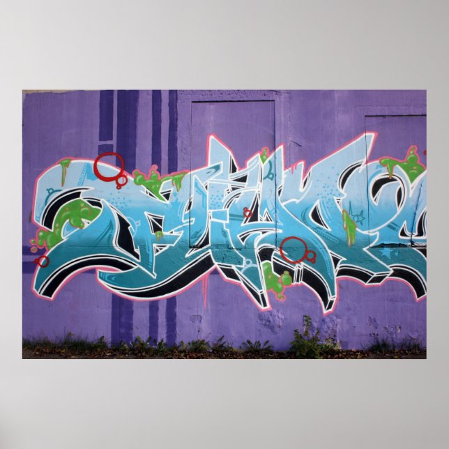 Graffiti, Berlin, Germany Poster (Front)