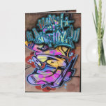 Graffiti birthday card<br><div class="desc">Birthday card graffiti design</div>