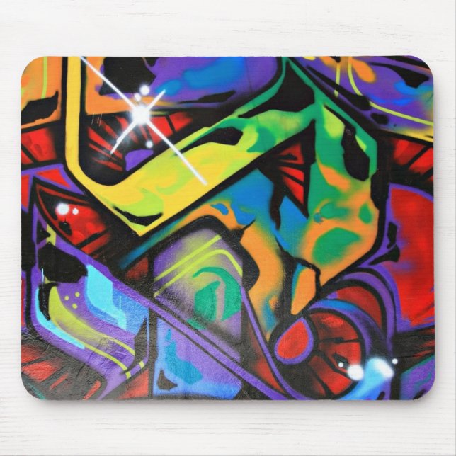 GRAFFITI BLAZE MOUSE PAD (Front)