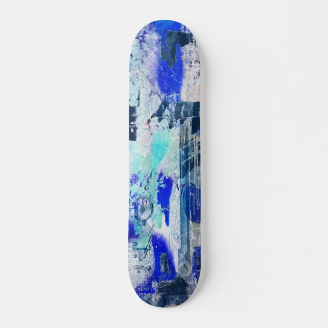 Graffiti Blue Skateboard (Front)