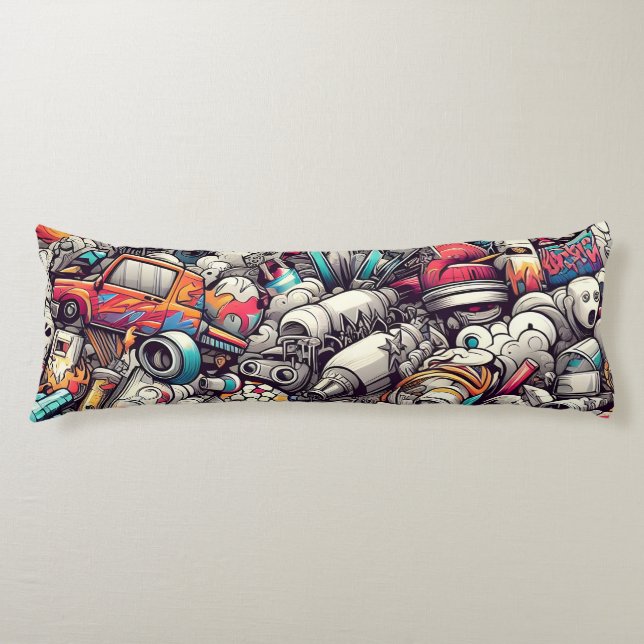 Graffiti  body cushion (Front)