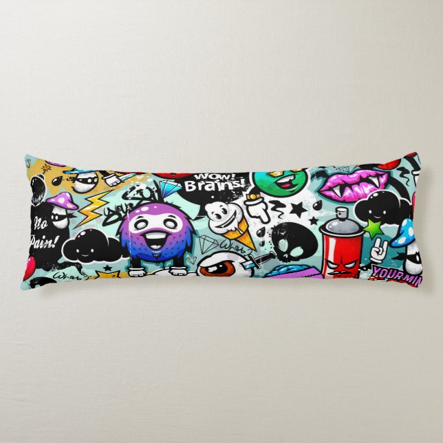Graffiti  body cushion (Front)
