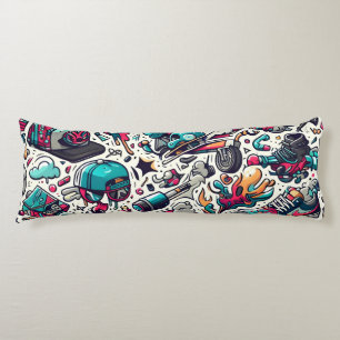 Graffiti  body cushion
