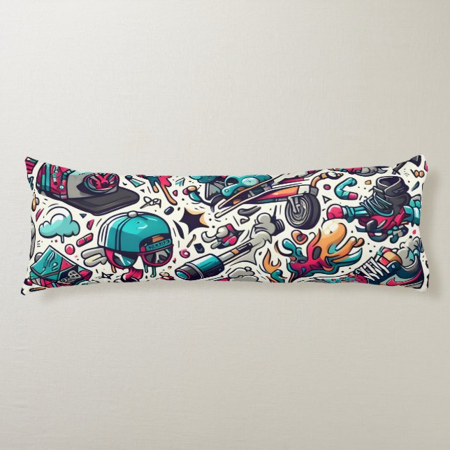 Graffiti  body cushion (Front)