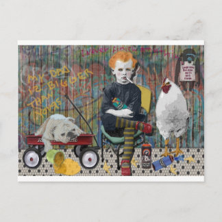 Graffiti Boy Postcard