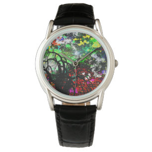 Graffiti Brick Wall Watch