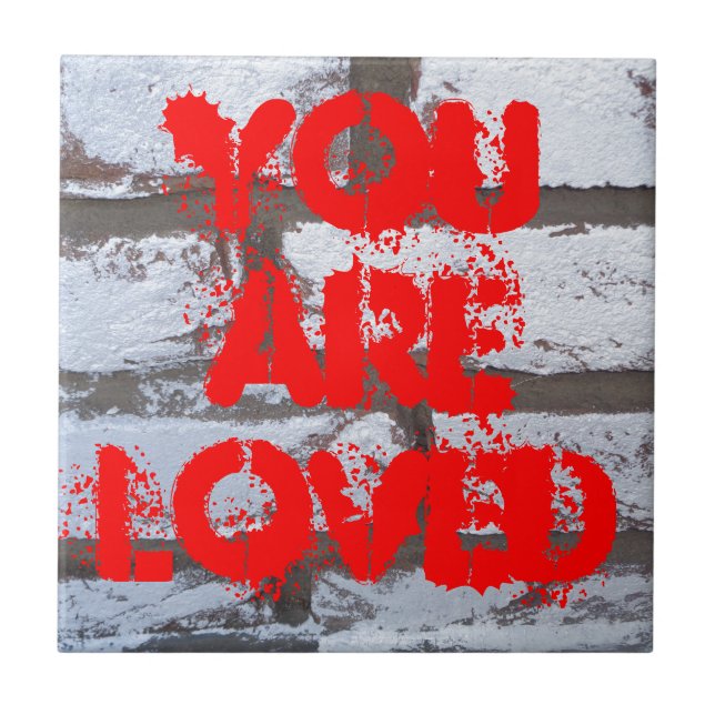 Graffiti Bricks Tile (Front)