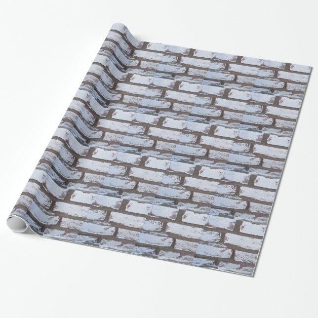 Graffiti Bricks Wrapping Paper (Unrolled)