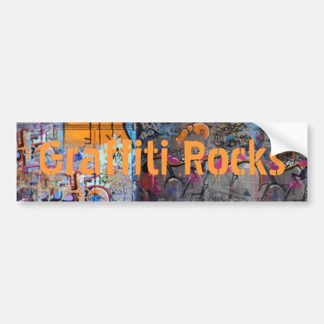 graffiti bumper sticker (Front)