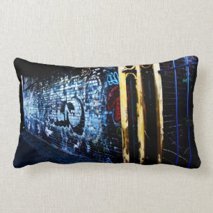 Graffiti By Night Lumbar Cushion