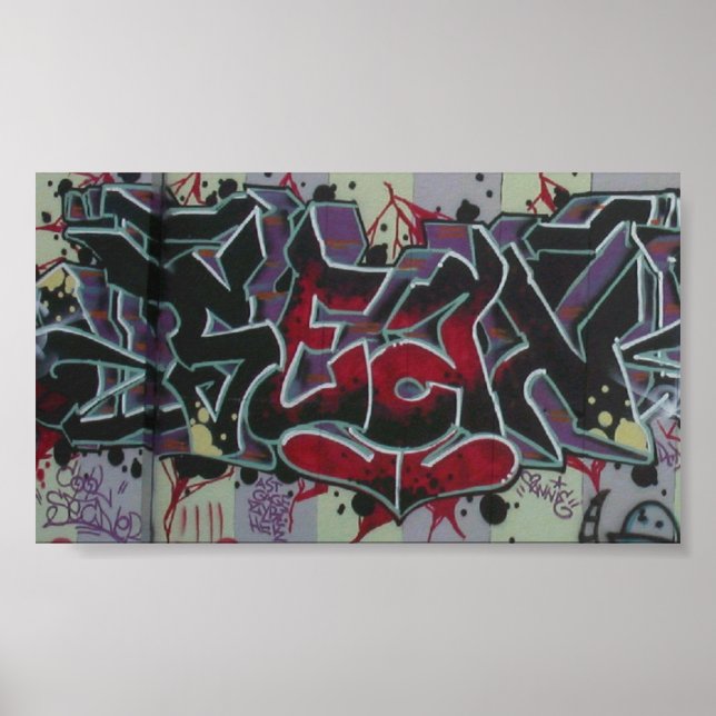 Graffiti by Sean *glowing ember* Poster (Front)