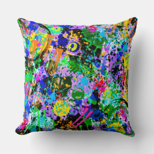 Graffiti Carnival Cushion