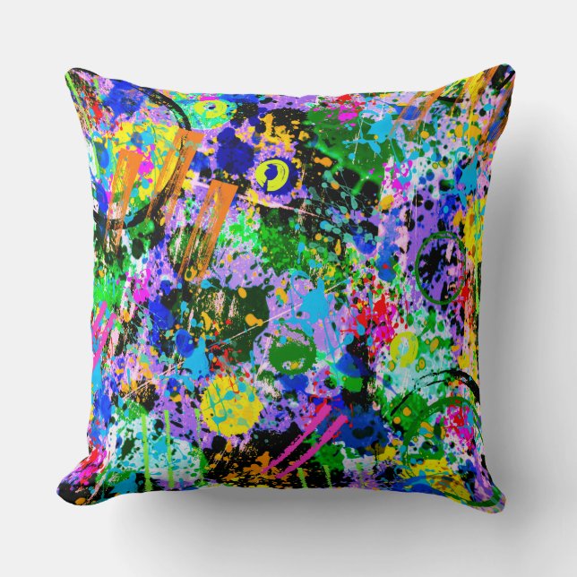 Graffiti Carnival Cushion (Front)