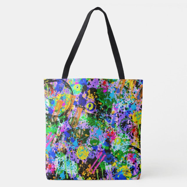 Graffiti Carnival Tote Bag (Front)