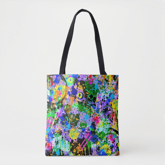 Graffiti Carnival Tote Bag (Front)