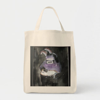Graffiti/cartoon art  - Rabbit Welder Tote Bag