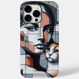 Graffiti Cat Lady Case-Mate iPhone 14 Pro Max Case
