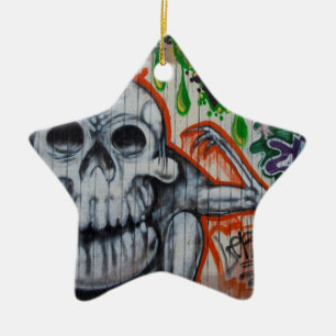 Graffiti Ceramic Ornament