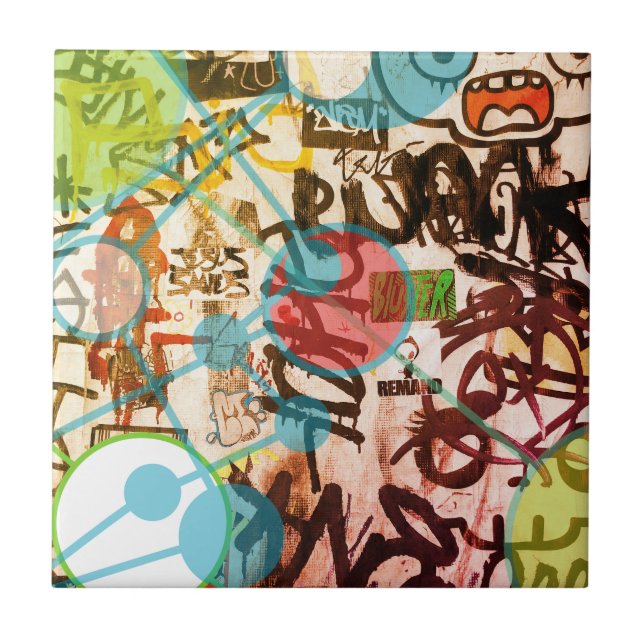 GRAFFITI CERAMIC TILE (Front)