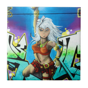 Graffiti Ceramic Tile