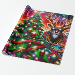 Graffiti Christmas Wrapping Paper