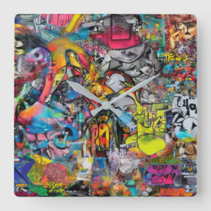 Graffiti Clock