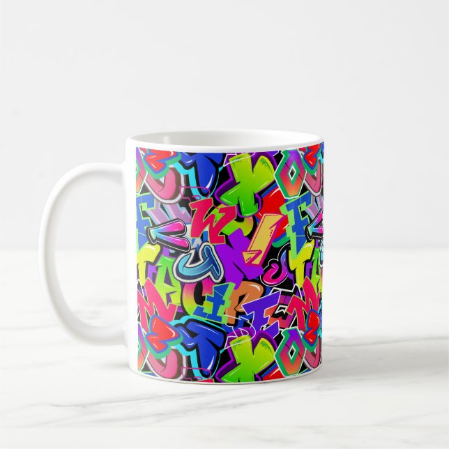 Graffiti Coffee Mug (Left)