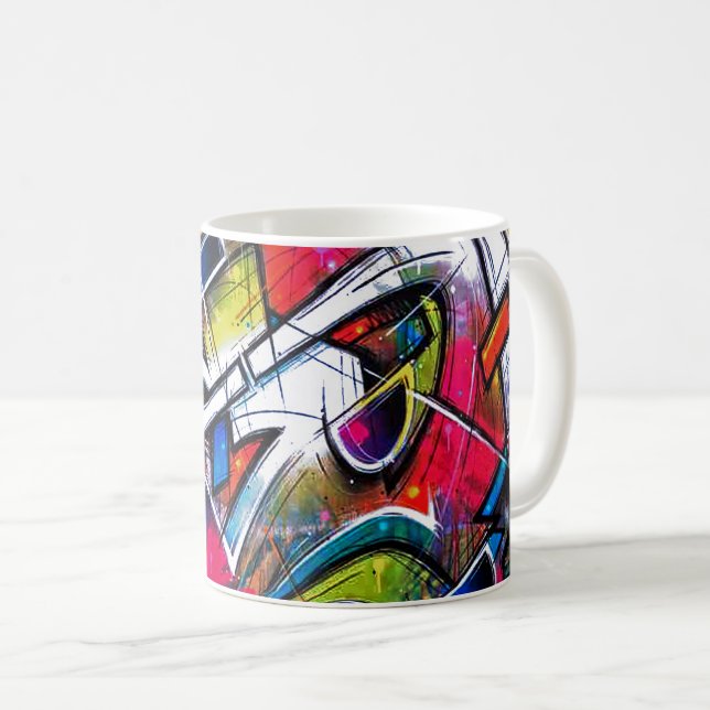 Graffiti Coffee Mug (Front Right)