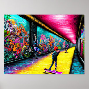 Graffiti Coming to Live Poster