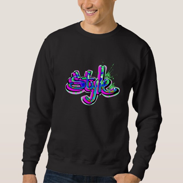 Graffiti Cool  Graffiti  Men Sweatshirt (Front)