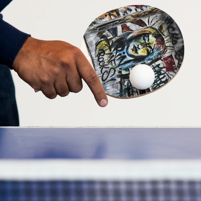 Graffiti Cool Modern Urban Street Art Ping Pong Paddle (Insitu)