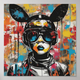 Graffiti Creative Colourful Wall Art Poster