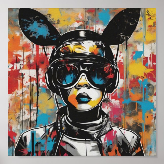 Graffiti Creative Colourful Wall Art Poster (Front)