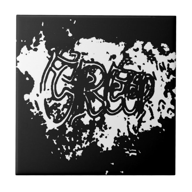 Graffiti Creep Ceramic Tile (Front)